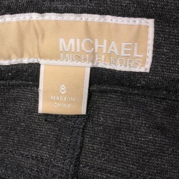 Michael Kors size 8 grey midrise pants - Picture 5 of 6